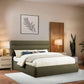 Adam - Boucle Fabric Bed With 52" Headboard