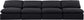 Indulge - Linen 4 Seat Modular Armless Sofa
