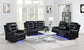 U140 - Motion Reclining Chair - Black