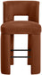 Zuno - Velvet Performance Fabric Upholstered Bar Stool (Set of 2)