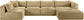Shaggy - 5 Piece Modular U-Shaped Sectional