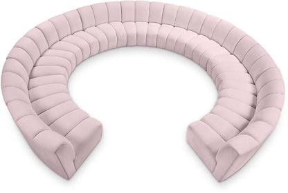 Infinity - 11 Piece Velvet Modular Sectional