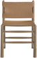 Santos - Vegan Leather Upholstered Dining Chair With Stained Brown Base (Set of 2)