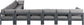 Nizuc - Outdoor Patio 10 Piece Modular Sectional With Gray Frame