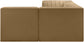 Rummi - Velvet Performance Fabric Upholstered 4 Piece Modular Sectional