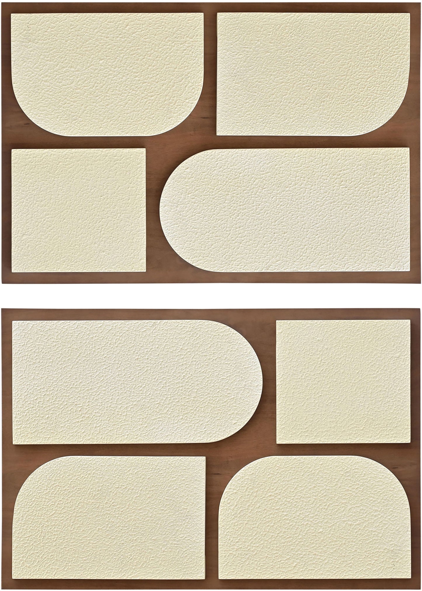 Icon - Mango Wood 2 Piece Wall Art