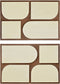 Icon - Mango Wood 2 Piece Wall Art