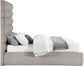 Adam - Linen Fabric Bed With 70.5" Headboard