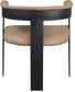 Romeo - Faux Leather Dining Chair With Black Base (Set of 2)