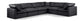 Indulge - Faux Leather 6 Piece Modular Corner Sectional