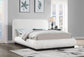 Rigby - Linen Bed With Black Base