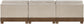 Turin - Chenille Fabric Upholstered Modular Sectional - Taupe