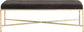 Valley - Bench With Gold Frame