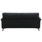 Eilene - Loveseat - Black Top Grain Leather