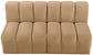 Arc - Velvet 2 Seats Modular Sofa