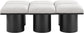 Pavilion - 6 Piece Modular Bench With Black Base