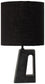 Vellum - Genuine Marble Base And Linen Textured Fabric Shade Table Lamp