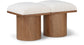 Pavilion - 2 Piece Modular Bench With Brown Base
