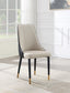 D210 - Dining Side Chair (Set of 2) - Black / Gray