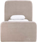 Fira - Chenille Fabric Upholstered Bed