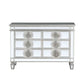 Varian - 34" Server - Mirrored & Antique Platinum