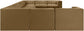 Rummi - Velvet Performance Fabric Upholstered 11 Piece Modular Sectional