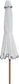 Amalfi - Patio Umbrella - Light Brown Pole