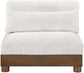 Turin - Chenille Fabric Upholstered Modular Armless Chair