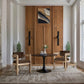Sacha - Velvet Dining Chair With Natural Base (Set of 2)