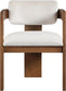 Sacha - Velvet Dining Chair With Brown Base (Set of 2)
