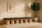 Pavilion - 12 Piece Modular Bench With Natural Base