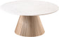 Cindra - Genuine Marble Top And Iron Base Table