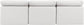 Indulge - Faux Leather 3 Seat Modular Armless Sofa