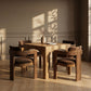 Sacha - Velvet Dining Chair With Brown Base (Set of 2)