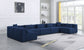 Cube - Linen 7 Piece Modular U-Shaped Sectional