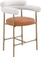Blake - Counter Stool With Bronze Legs (Set of 2)