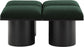 Pavilion - 4 Piece Modular Bench With Black Base