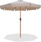 Amalfi - Patio Umbrella - Light Brown Pole