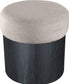 Nimes - Ottoman / Stool With Black Base