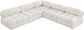 Ames - 5 Piece Fabric Modular Corner Sectional