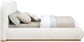Vaughn - Boucle Bed With Natural Base