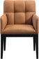 Adrian - Dining Arm Chair (Set of 2) - Black Legs