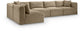 Shaggy - Fabric 5 Piece Modular Sectional