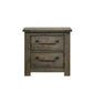 Maverick - Nightstand With USB - Gray