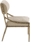 Bastille - Upholstered Dining Side Chair (Set of 2) - Brass Frame