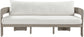 Sandbay - Olefin Water Resistant Fabric And Wicker Outdoor Patio Sofa