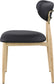 Ronda - Vegan Leather Upholstered Dining Side Chair - Natural Legs