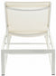 Maldives - Water Resistant Outdoor Patio Adjustable Sun Chaise Lounge Chair With White Base