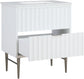Modernist - Bathroom Vanity With Chrome Legs