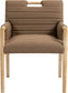 Aimee - Dining Arm Chair - Light Brown Legs